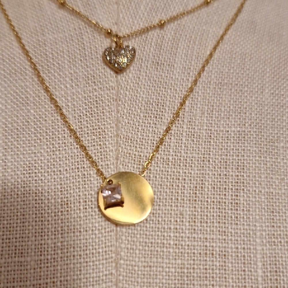 Elegant Gold Layered Necklace Set - Picture 5 of 5